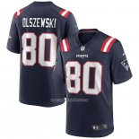 Camiseta NFL Game New England Patriots Gunner Olszewski Azul