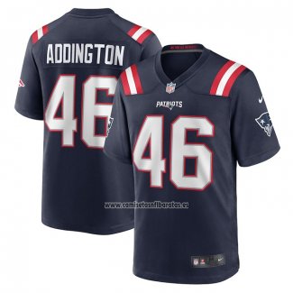 Camiseta NFL Game New England Patriots Tucker Addington Primera Azul