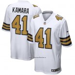 Camiseta NFL Game New Orleans Saints Alvin Kamara Alterno Blanco