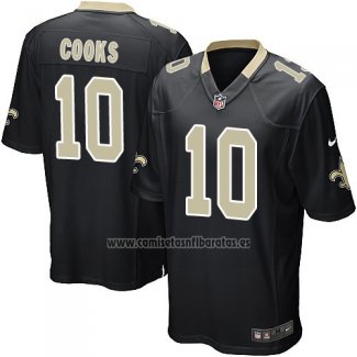 Camiseta NFL Game New Orleans Saints Cooks Negro