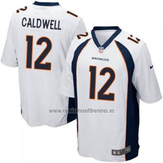 Camiseta NFL Game Nino Denver Broncos Caldwell Blanco