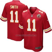 Camiseta NFL Game Nino Kansas City Chiefs Smith Rojo