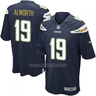 Camiseta NFL Game Nino Los Angeles Chargers Alworth Negro