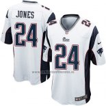 Camiseta NFL Game Nino New England Patriots Jones Blanco