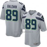 Camiseta NFL Game Nino Seattle Seahawks Baldwin Gris