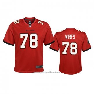 Camiseta NFL Game Nino Tampa Bay Buccaneers Tristan Wirfs Rojo