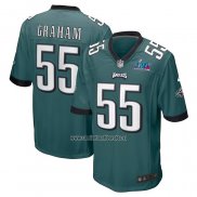 Camiseta NFL Game Philadelphia Eagles Brandon Graham Super Bowl LVII Patch Verde