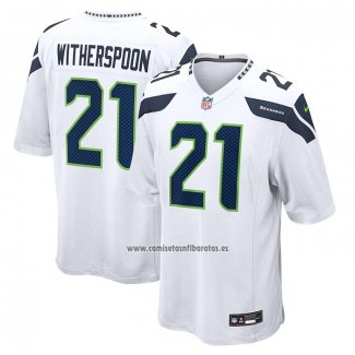 Camiseta NFL Game Seattle Seahawks Devon Witherspoon Segunda Blanco
