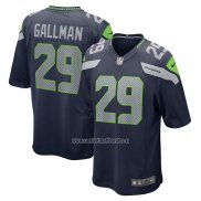 Camiseta NFL Game Seattle Seahawks Wayne Gallman Primera Azul