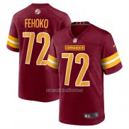 Camiseta NFL Game Washington Commanders Viliami Fehoko Jr Rojo