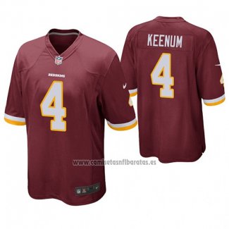 Camiseta NFL Game Washington Commanders Case Keenum Rojo