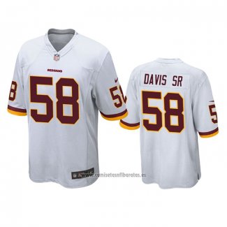 Camiseta NFL Game Washington Commanders Thomas Davis Sr Blanco