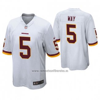 Camiseta NFL Game Washington Commanders Tress Way Blanco