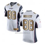 Camiseta NFL Gold Game New England Patriots Bennett Blanco