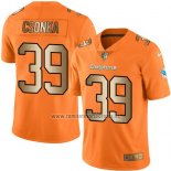 Camiseta NFL Gold Legend Miami Dolphins Csonka Naranja