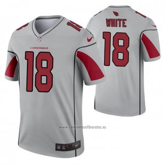 Camiseta NFL Legend Arizona Cardinals Kevin White Inverted Gris