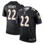Camiseta NFL Legend Baltimore Ravens Derrick Henry Negro