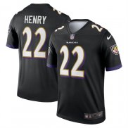 Camiseta NFL Legend Baltimore Ravens Derrick Henry Negro