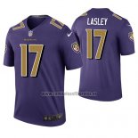 Camiseta NFL Legend Baltimore Ravens Jordan Lasley Violeta Color Rush
