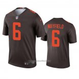 Camiseta NFL Legend Cleveland Browns Baker Mayfield Alterno 2020 Marron