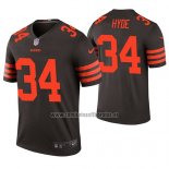 Camiseta NFL Legend Cleveland Browns Carlos Hyde Color Rush Marron