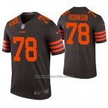 Camiseta NFL Legend Cleveland Browns Greg Robinson's Color Rush Marron