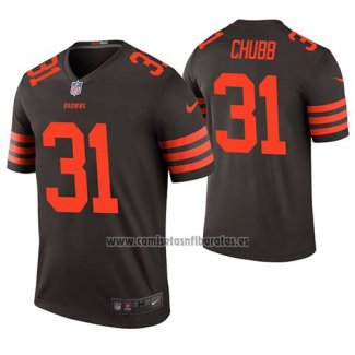 Camiseta NFL Legend Cleveland Browns Nick Chubb Color Rush Marron