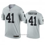 Camiseta NFL Legend Las Vegas Raiders Amik Robertson Inverted Gris