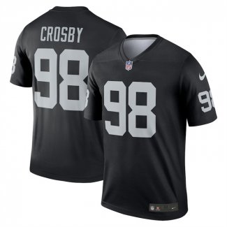 Camiseta NFL Legend Las Vegas Raiders Maxx Crosby Negro