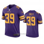 Camiseta NFL Legend Minnesota Vikings Brian Cole Ii Violeta Color Rush