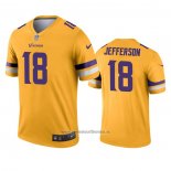 Camiseta NFL Legend Minnesota Vikings Justin Jefferson Inverted Oro