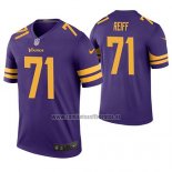 Camiseta NFL Legend Minnesota Vikings Riley Reiff Violeta Color Rush