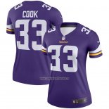 Camiseta NFL Legend Mujer Minnesota Vikings Dalvin Cook Violeta