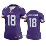 Camiseta NFL Legend Mujer Minnesota Vikings Justin Jefferson Violeta