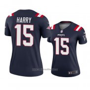 Camiseta NFL Legend Mujer New England Patriots N'keal Harry 2020 Azul