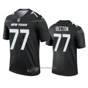 Camiseta NFL Legend New York Jets Mekhi Becton Negro Color Rush