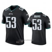 Camiseta NFL Legend Philadelphia Eagles Jatavis Brown Negro Color Rush