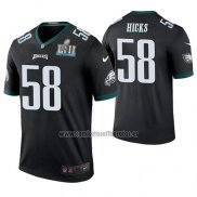 Camiseta NFL Legend Philadelphia Eagles Jordan Hicks Negro Super Bowl Lii Champions Color Rush