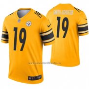 Camiseta NFL Legend Pittsburgh Steelers 19 Juju Smith Schuster Inverted Oro