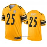 Camiseta NFL Legend Pittsburgh Steelers Antoine Brooks Inverted Oro