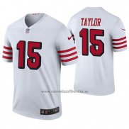 Camiseta NFL Legend San Francisco 49ers Trent Taylor Blanco Color Rush