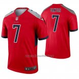 Camiseta NFL Legend Tennessee Titans 7 Cairo Santos Inverted Rojo