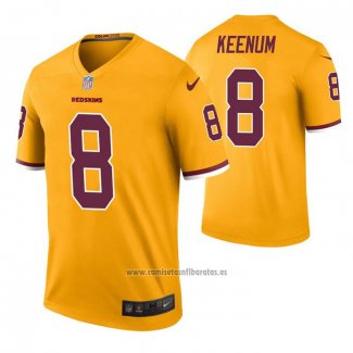 Camiseta NFL Legend Washington Commanders Case Keenum Color Rush Amarillo