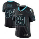 Camiseta NFL Limited Carolina Panthers Kawann Short Negro Color Rush 2018 Lights Out