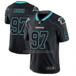 Camiseta NFL Limited Carolina Panthers Mario Addison Negro Color Rush 2018 Lights Out