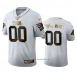 Camiseta NFL Limited Carolina Panthers Personalizada Golden Edition Blanco