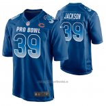 Camiseta NFL Limited Chicago Bears Eddie Jackson 2019 Pro Bowl Azul