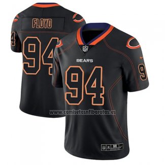 Camiseta NFL Limited Chicago Bears Leonard Floyd Negro Color Rush 2018 Lights Out