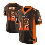 Camiseta NFL Limited Cleveland Browns Josh Gordon Marron 2018 Rush Drift Fashion