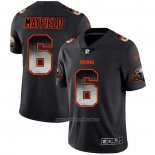 Camiseta NFL Limited Cleveland Browns Mayfield Smoke Fashion Negro